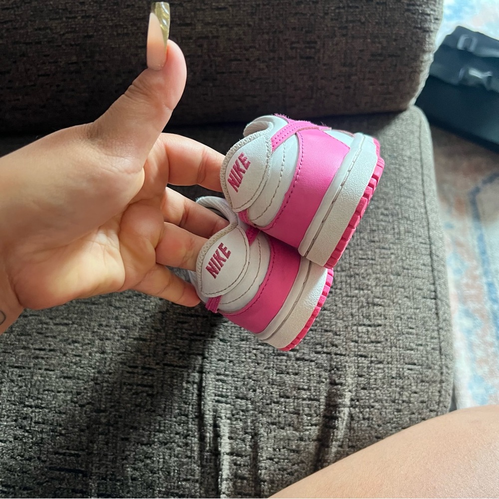 Nike Pink and White Sneakers - Picture 8 of 9